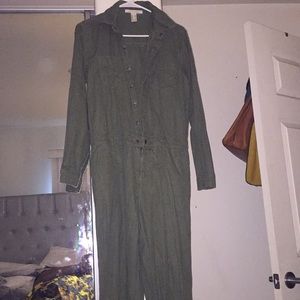 Army green one piece